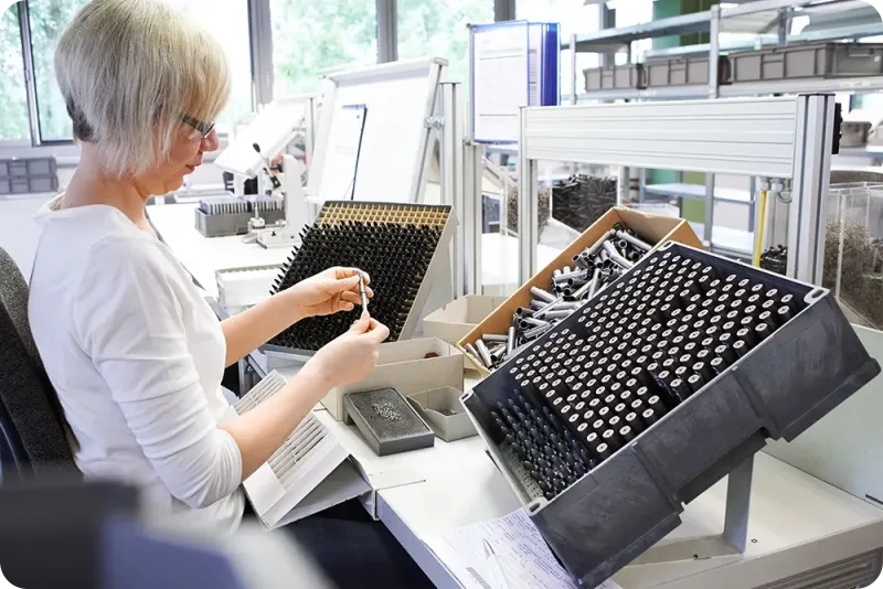 LAMY Werk Heidelberg Montageabteilung