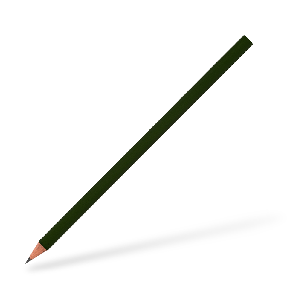 CSW Bleistifte runder Bleistift matt Dunkelgrün
