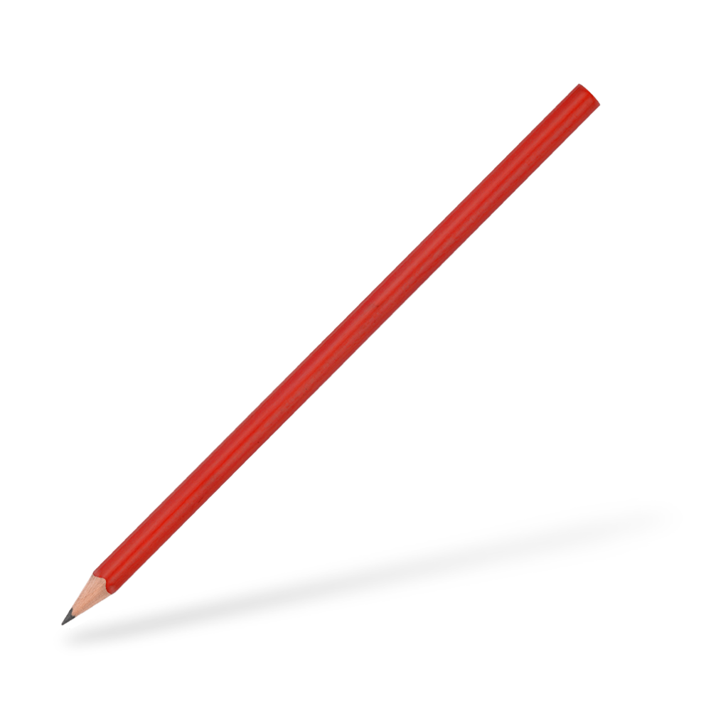 CSW Bleistifte 3-eckiger Bleistift glänzend Rot