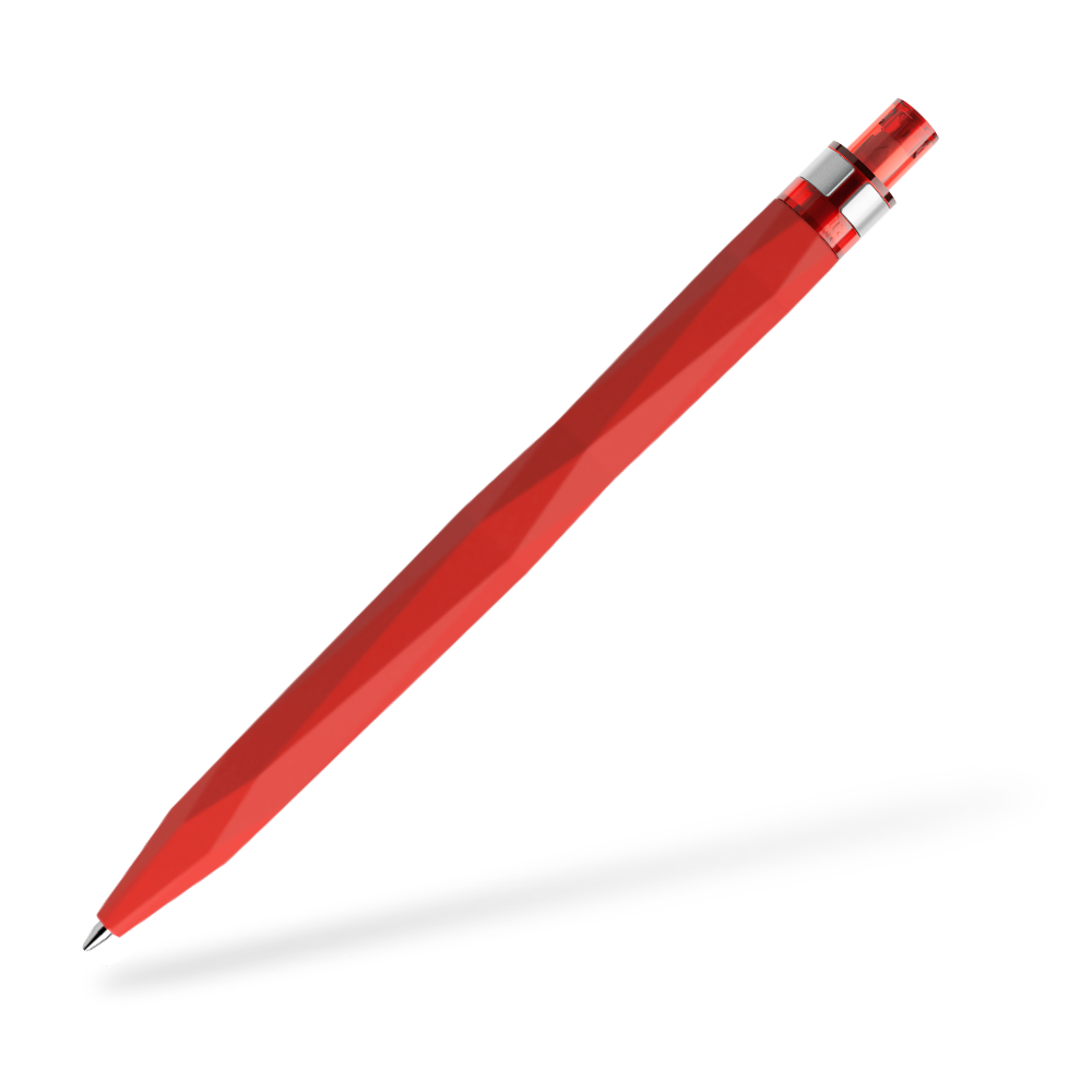 prodir QS20 Kugelschreiber Softtouch Metallclip Frontansicht Rot R20