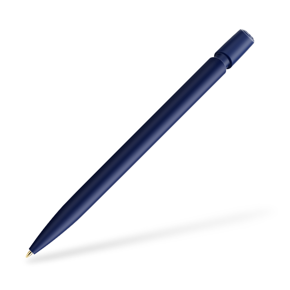 BIC Media Clic Druckkugelschreiber Marineblau Rückansicht