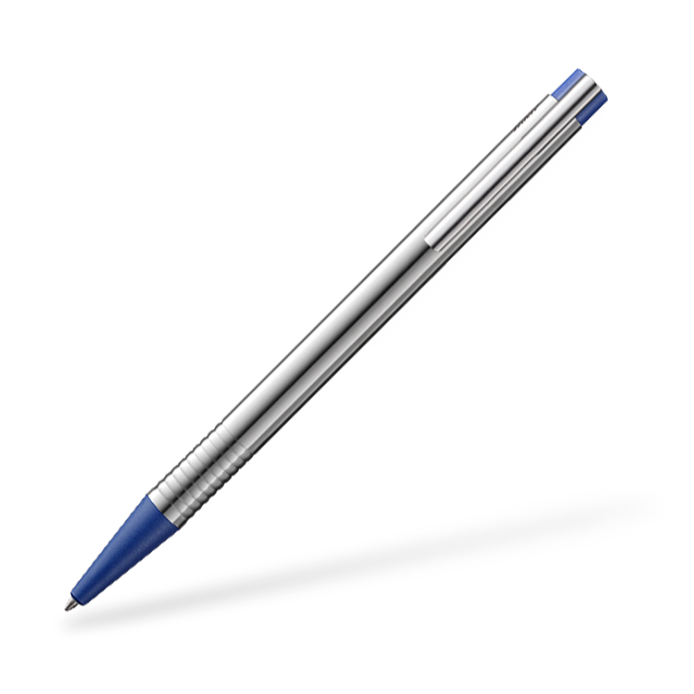 LAMY logo 205 matt Kugelschreiber Clipansicht Blau