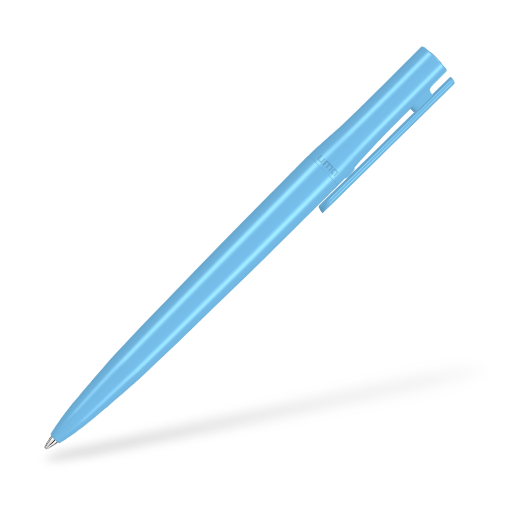 0-2240 PET PEN Switch Kugelschreiber 270-Grad vom Clip Hellblau