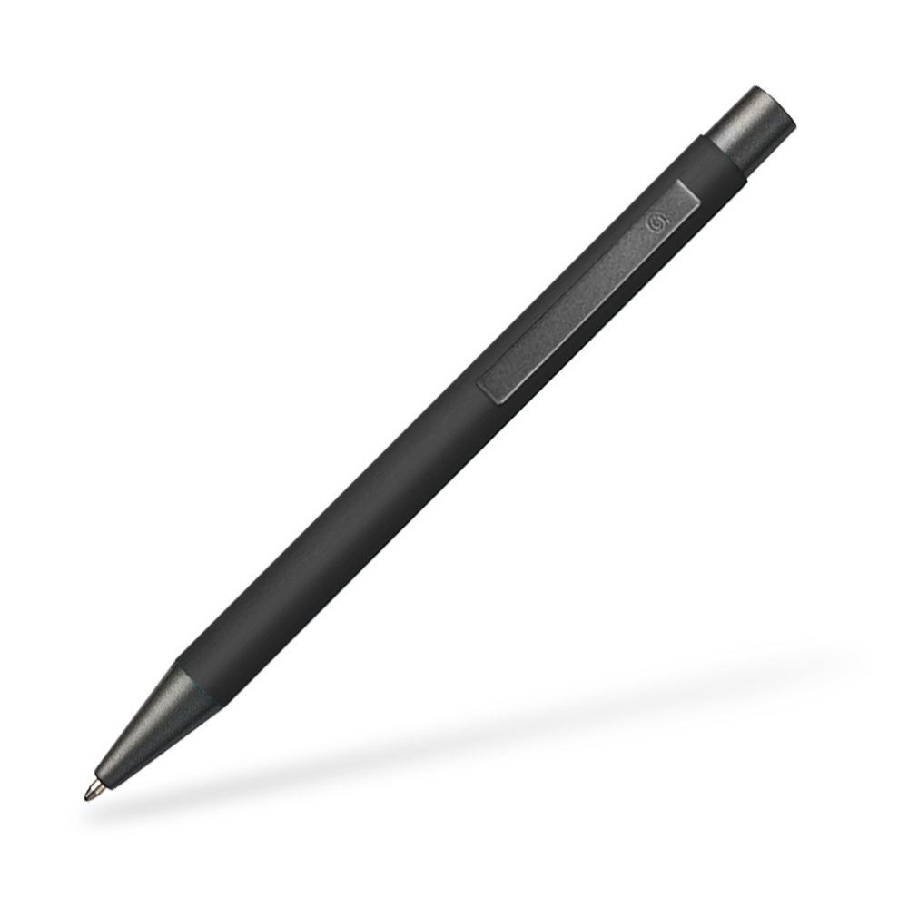 Goldstar Bowie LUM Kugelschreiber Clipansicht Schwarz