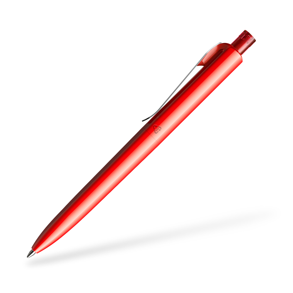 DS8 Poliert Metallclip Seitenansicht Rot P20