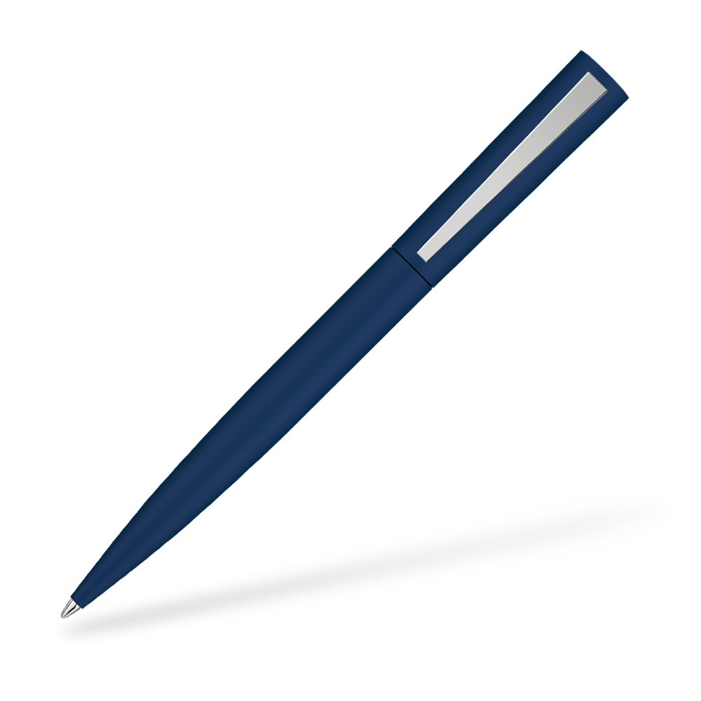 UMA 0-9610-GUM BRUSH GUM Softtouch Kugelschreiber Clipansicht Dunkelblau