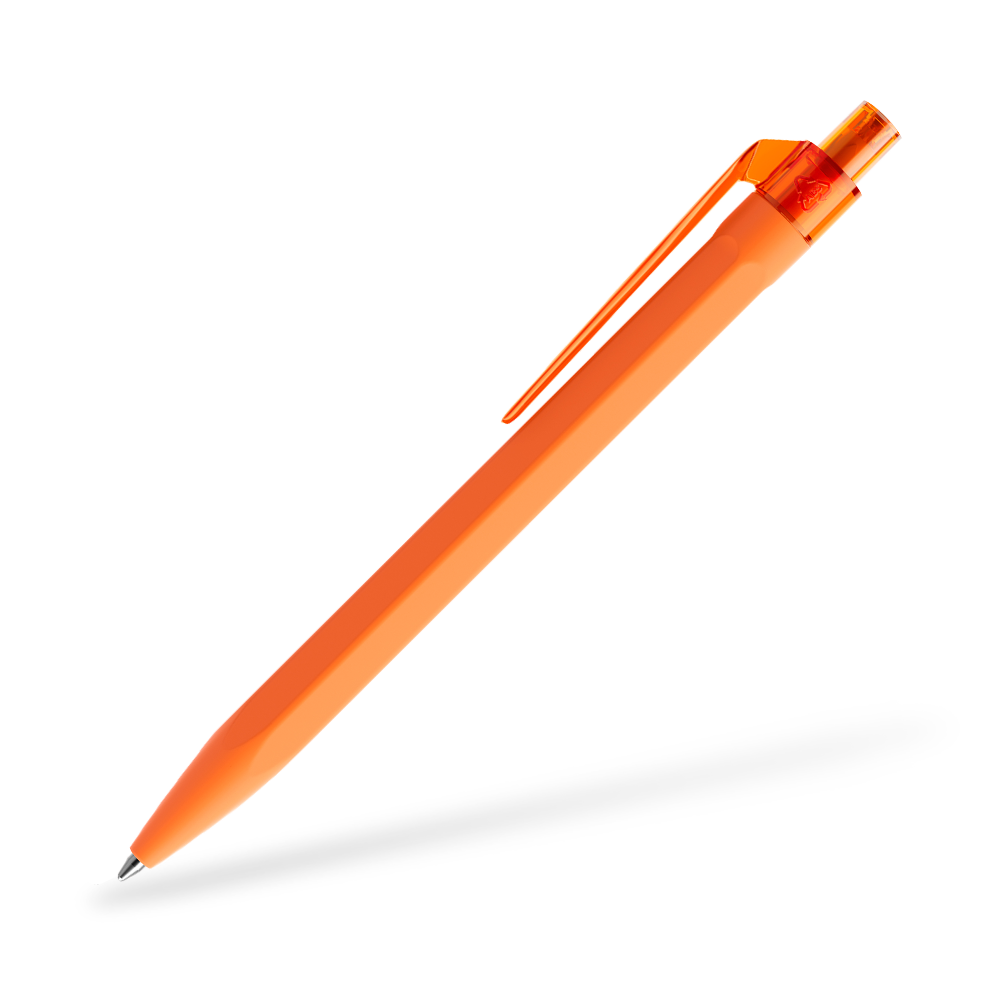 prodir QS50 Softtouch Kugelschreiber Seitenansicht Orange R10