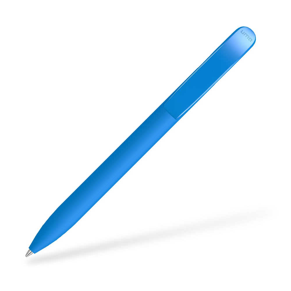UMA SKY GUM-0-0125-GUM Kugelschreiber Clipansicht Hellblau