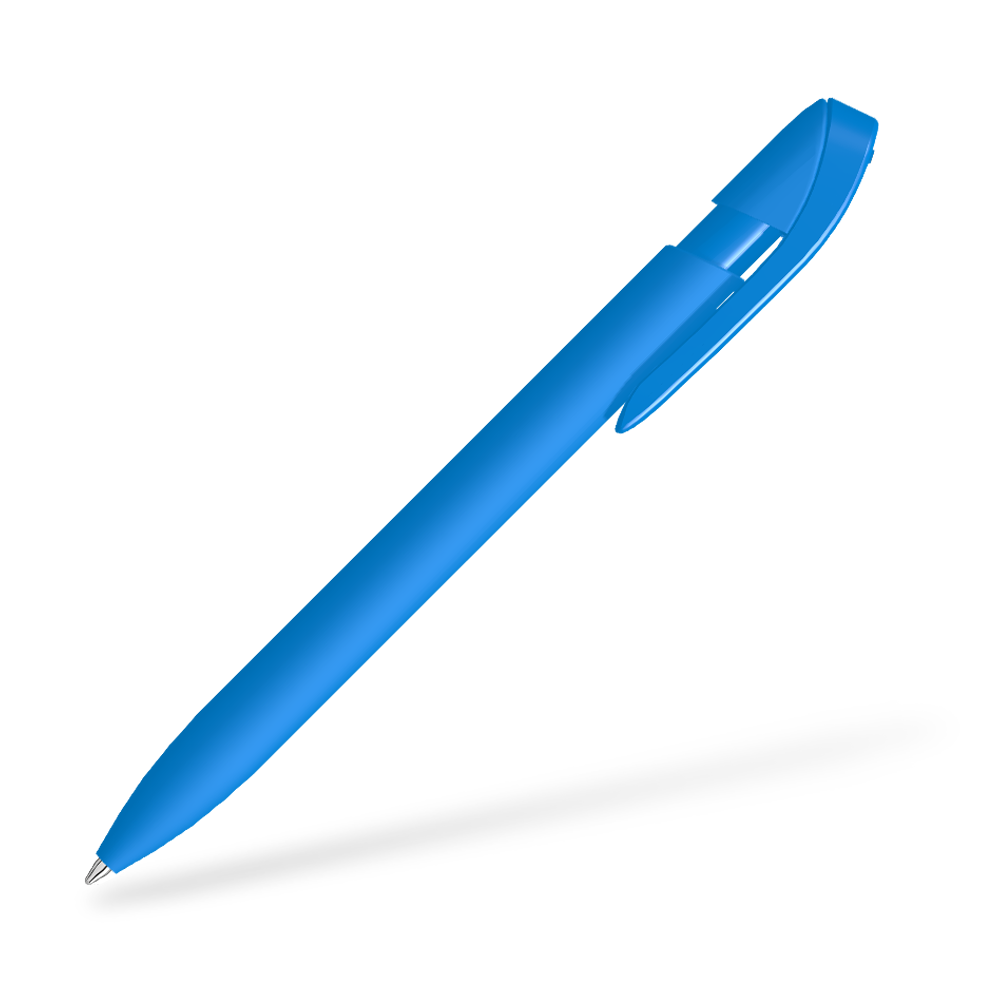 UMA SKY GUM-0-0125-GUM Kugelschreiber 270 Grad vom Clip Hellblau