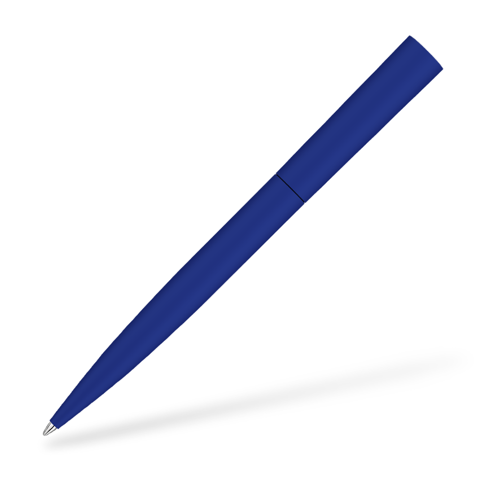 UMA 0-9610-GUM BRUSH GUM Softtouch Kugelschreiber Mittelblau Frontansicht