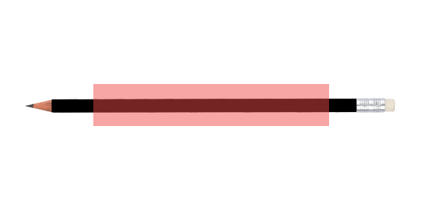 CSW-Bleistifte runder Bleistift mit Radiergummi Druckbereich