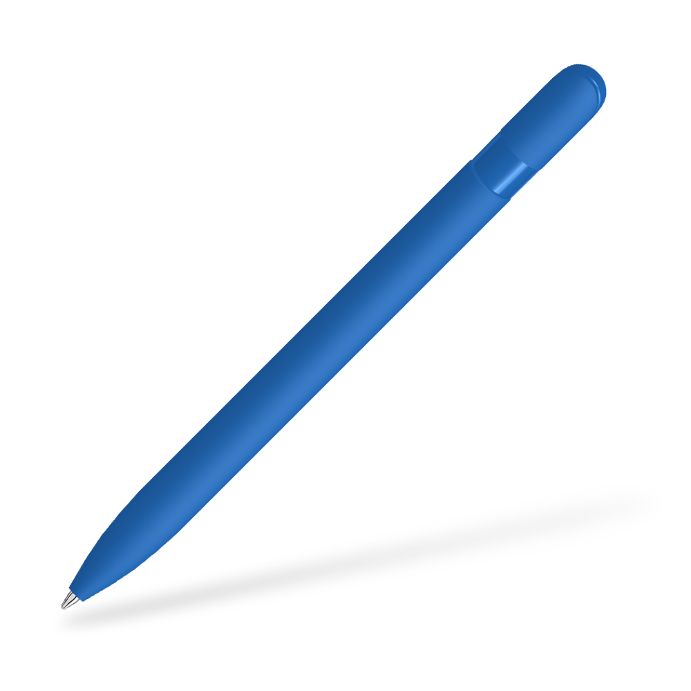 UMA SKY GUM-0-0125-GUM Kugelschreiber Frontansicht Mittelblau