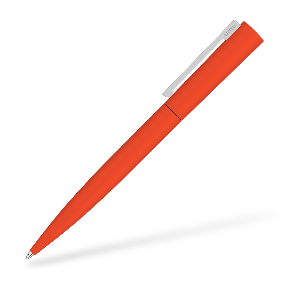 UMA 0-9610-GUM BRUSH GUM Softtouch Kugelschreiber Orange Seitenansicht