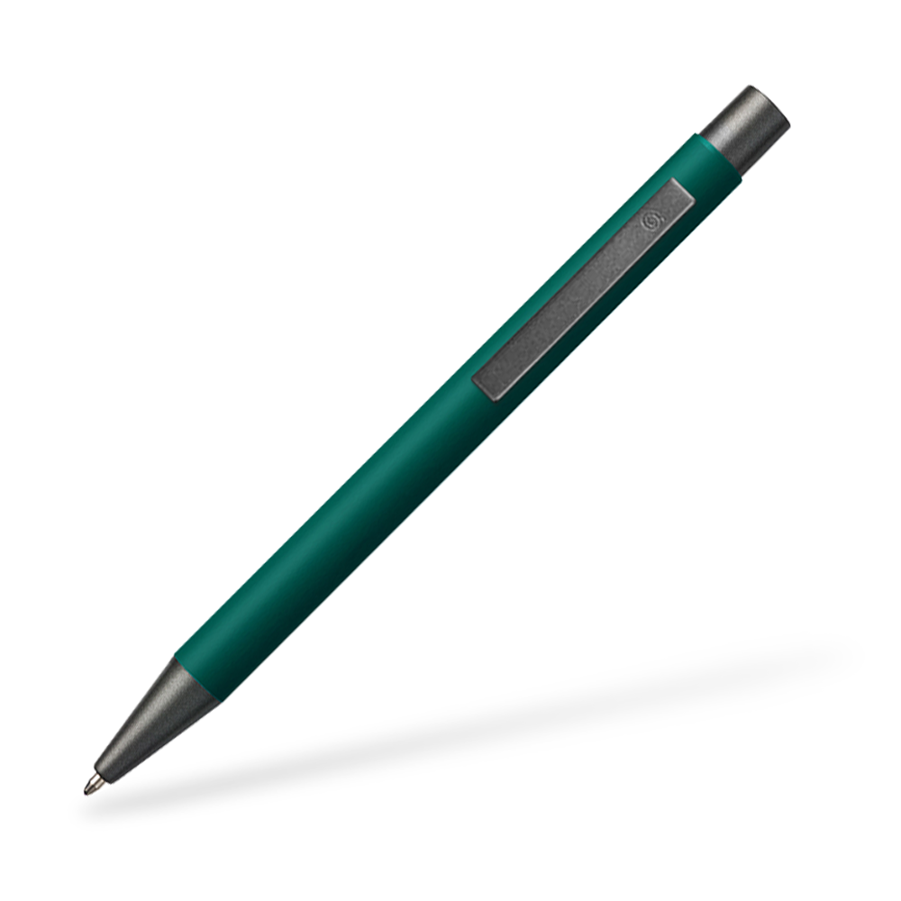 Goldstar Bowie LUM Kugelschreiber Clipansicht Dunkelgrün