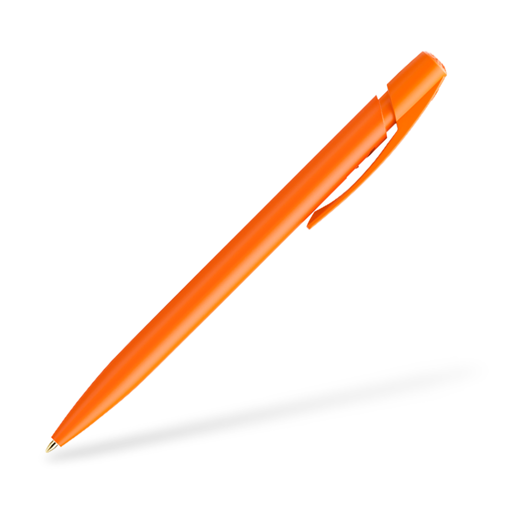 BIC Media Clic Druckkugelschreiber Orange Clipansicht 270°