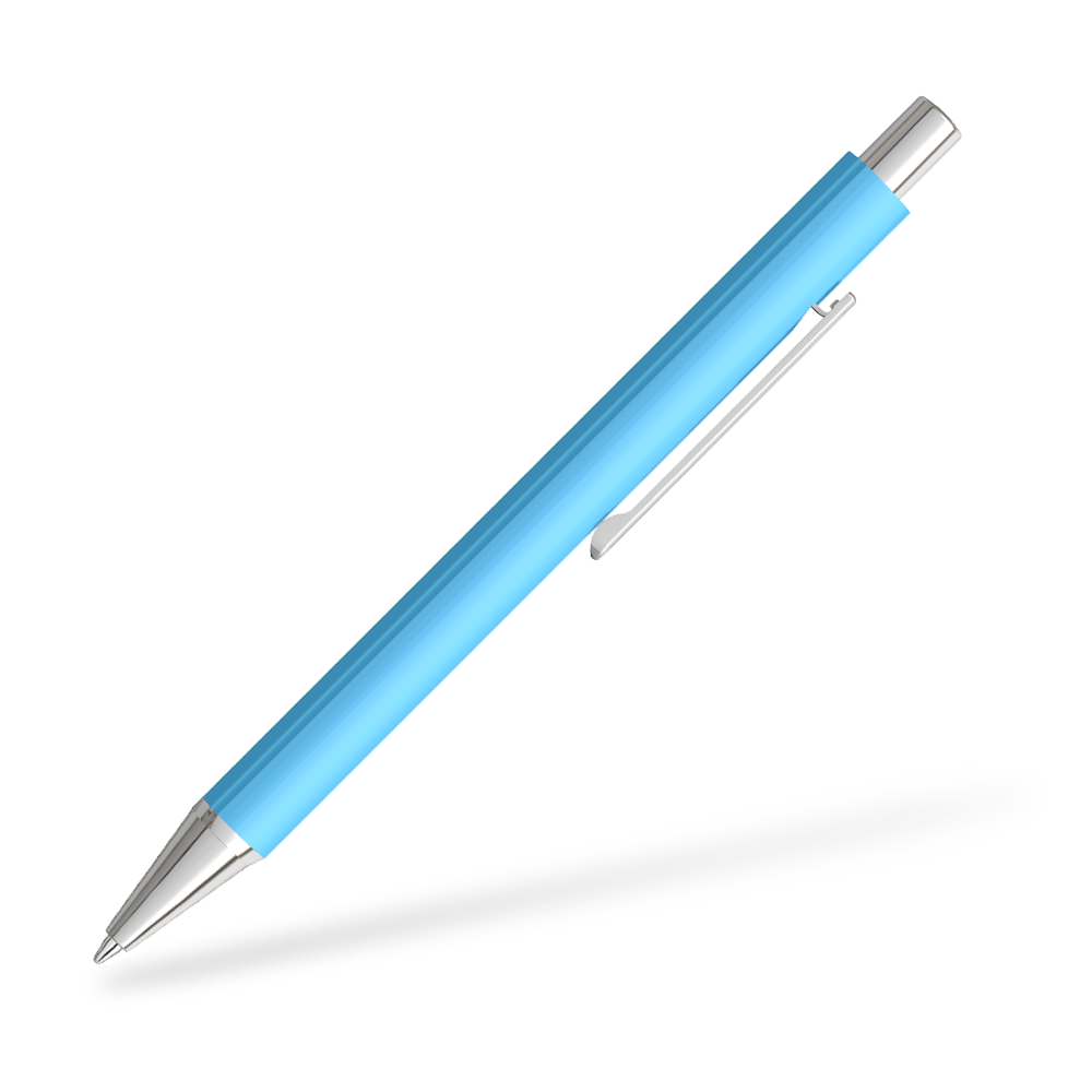 UMA Ellipse GUM 0-9450-GUM Kugelschreiber 270 Grad vom Clip Hellblau