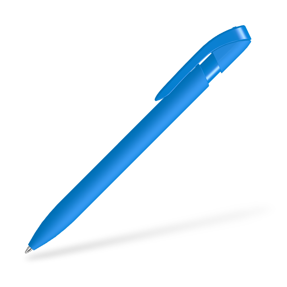 UMA SKY GUM-0-0125-GUM Kugelschreiber Seitenansicht Hellblau