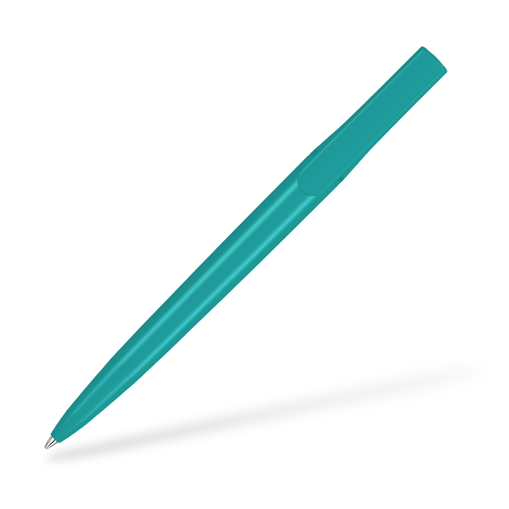 0-2240 PET PEN Switch Kugelschreiber Clipansicht Petrol