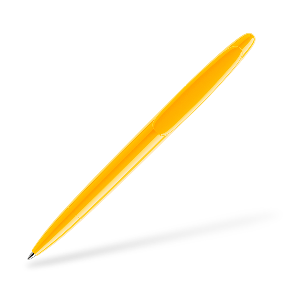prodir DS5 poliert Kugelschreiber Clipansicht Gelb P06
