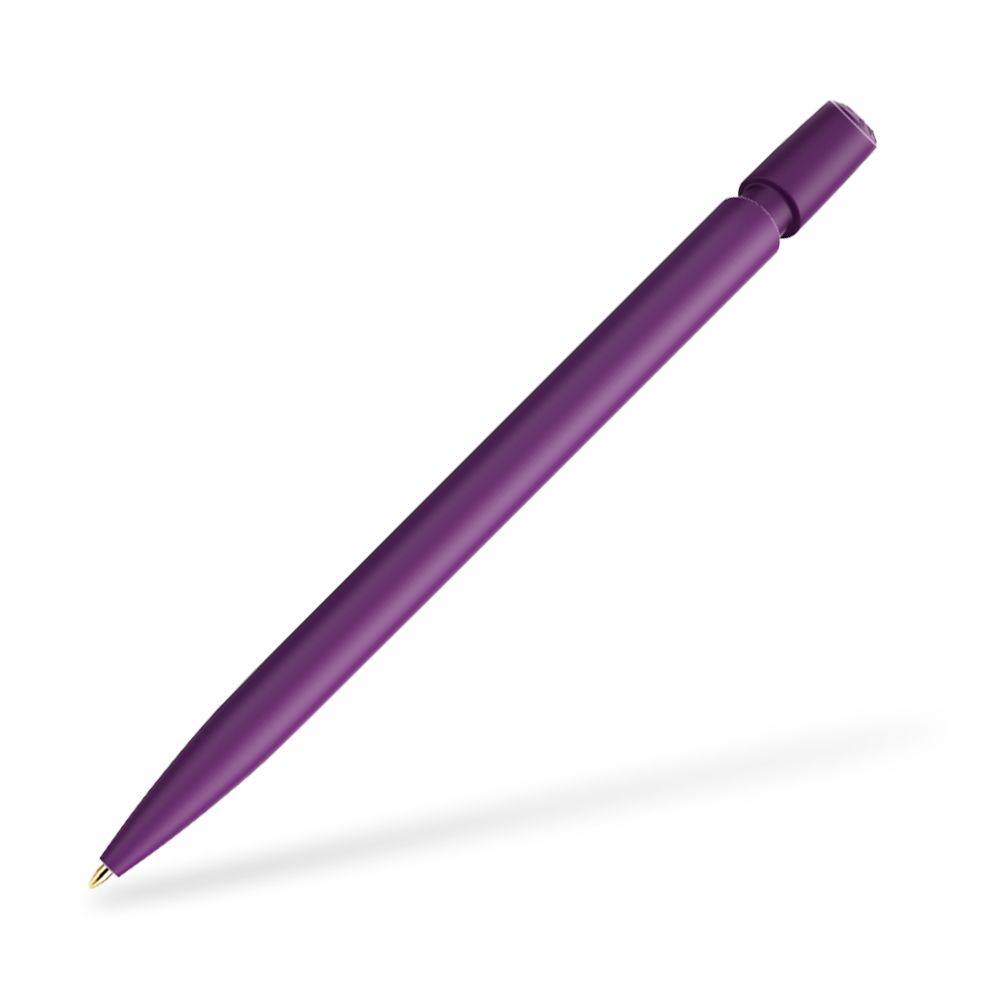 BIC Media Clic Druckkugelschreiber Lila Rückansicht