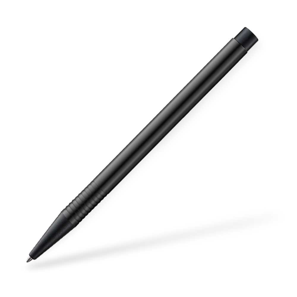LAMY logo 206 black Kugelschreiber Frontansicht