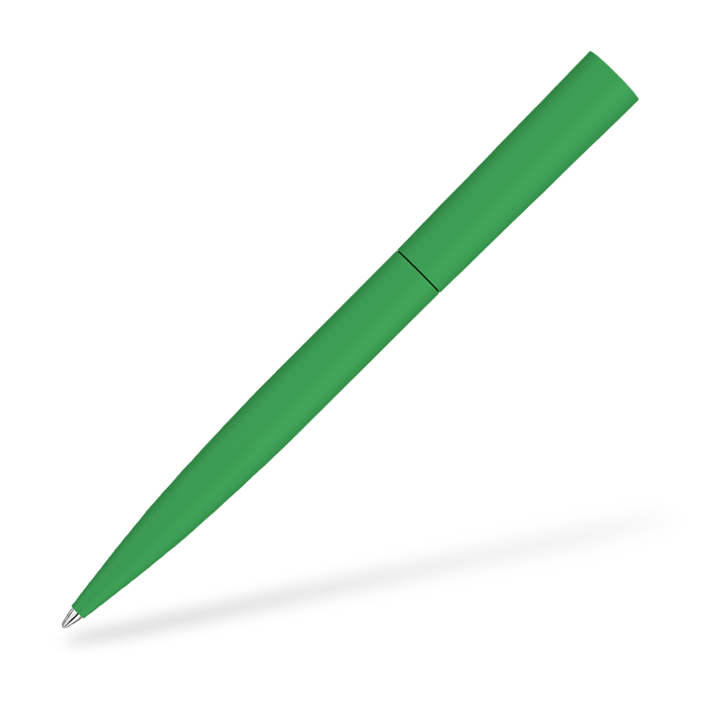 UMA 0-9610-GUM BRUSH GUM Softtouch Kugelschreiber Dunkelgrün Seitenansicht