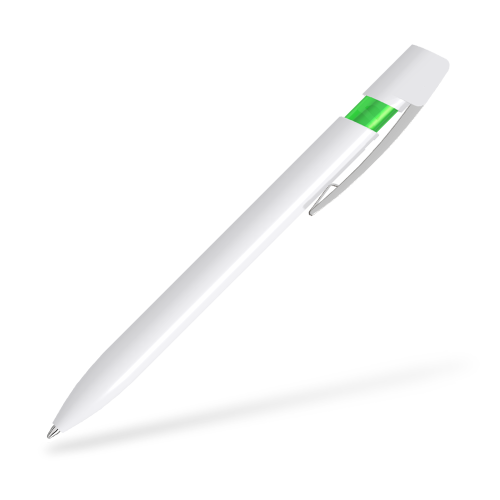 UMA SKY M 0-0125-M Kugelschreiber 270 Grad vom Clip Weiß-Hellgrün