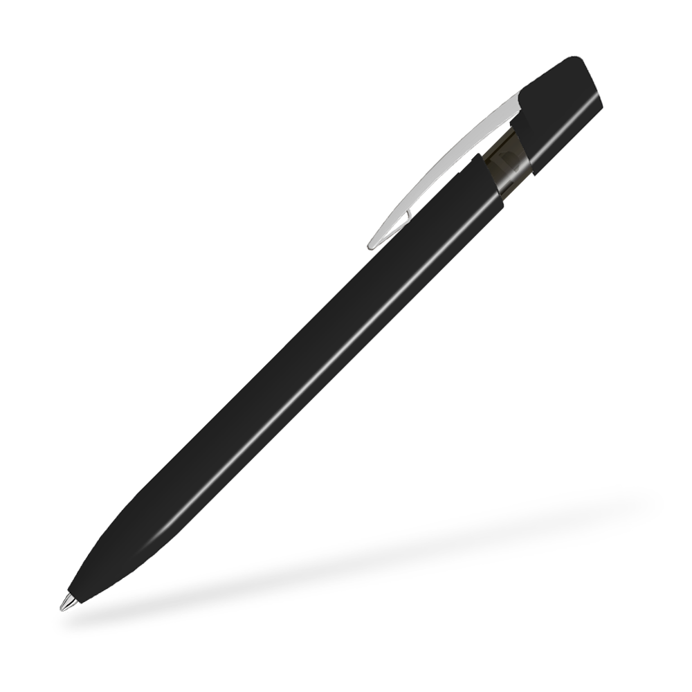 UMA SKY M 0-0125-M Kugelschreiber Seitenansicht Schwarz-Anthrazit