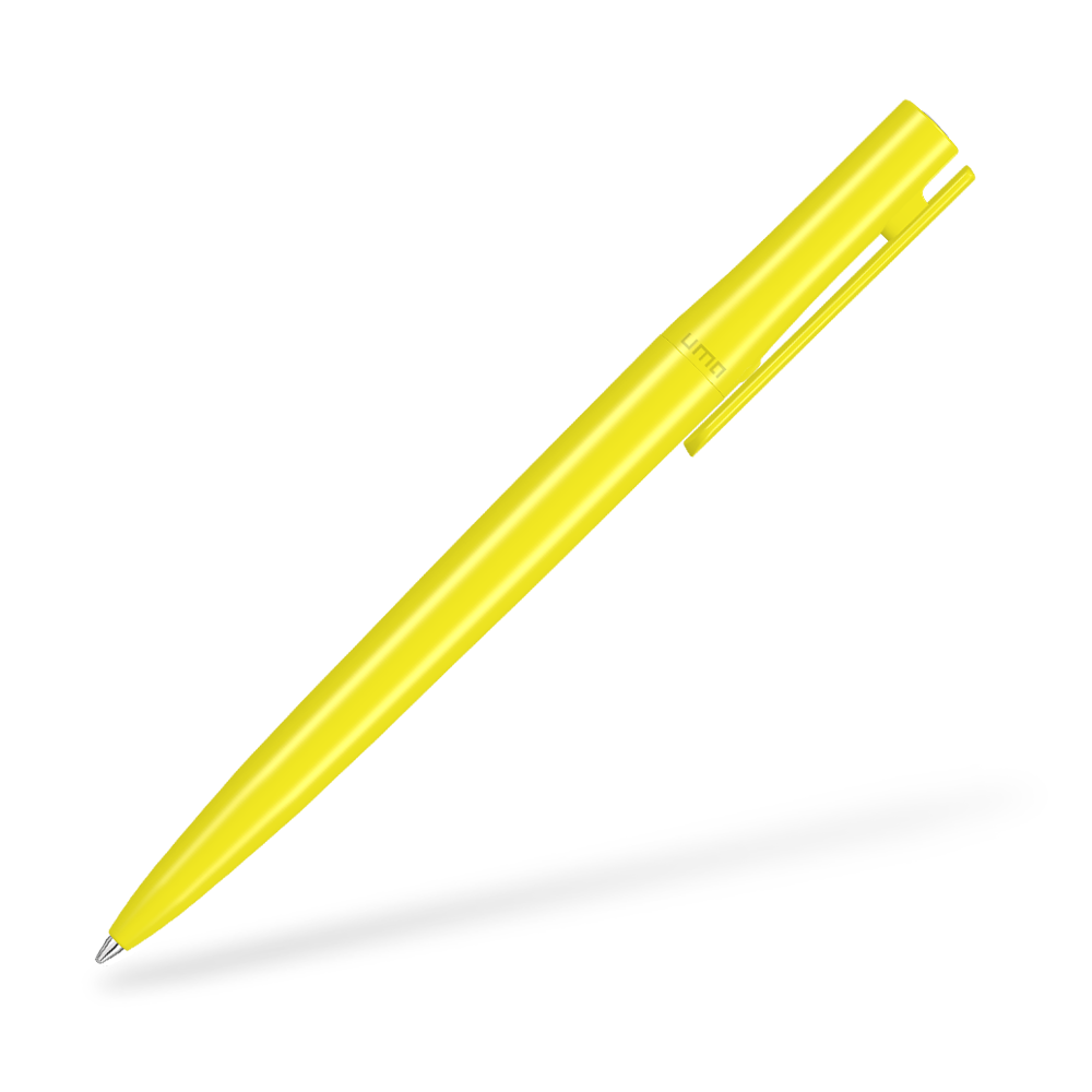 0-2240 PET PEN Switch Kugelschreiber 270-Grad vom Clip Gelb