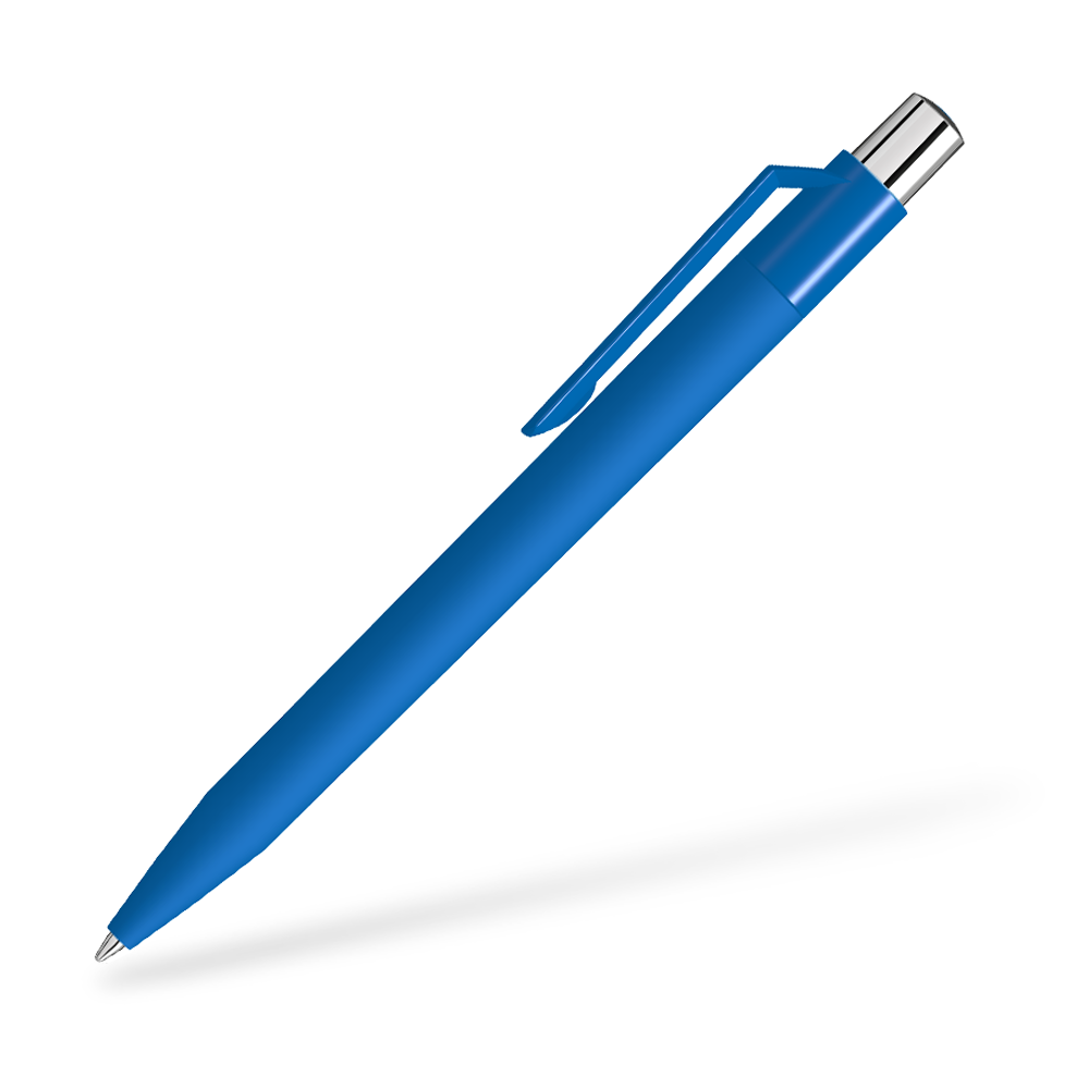 UMA ON TOP SI GUM 0-0063-SI-GUM Kugelschreiber Seitenansicht Mittelblau