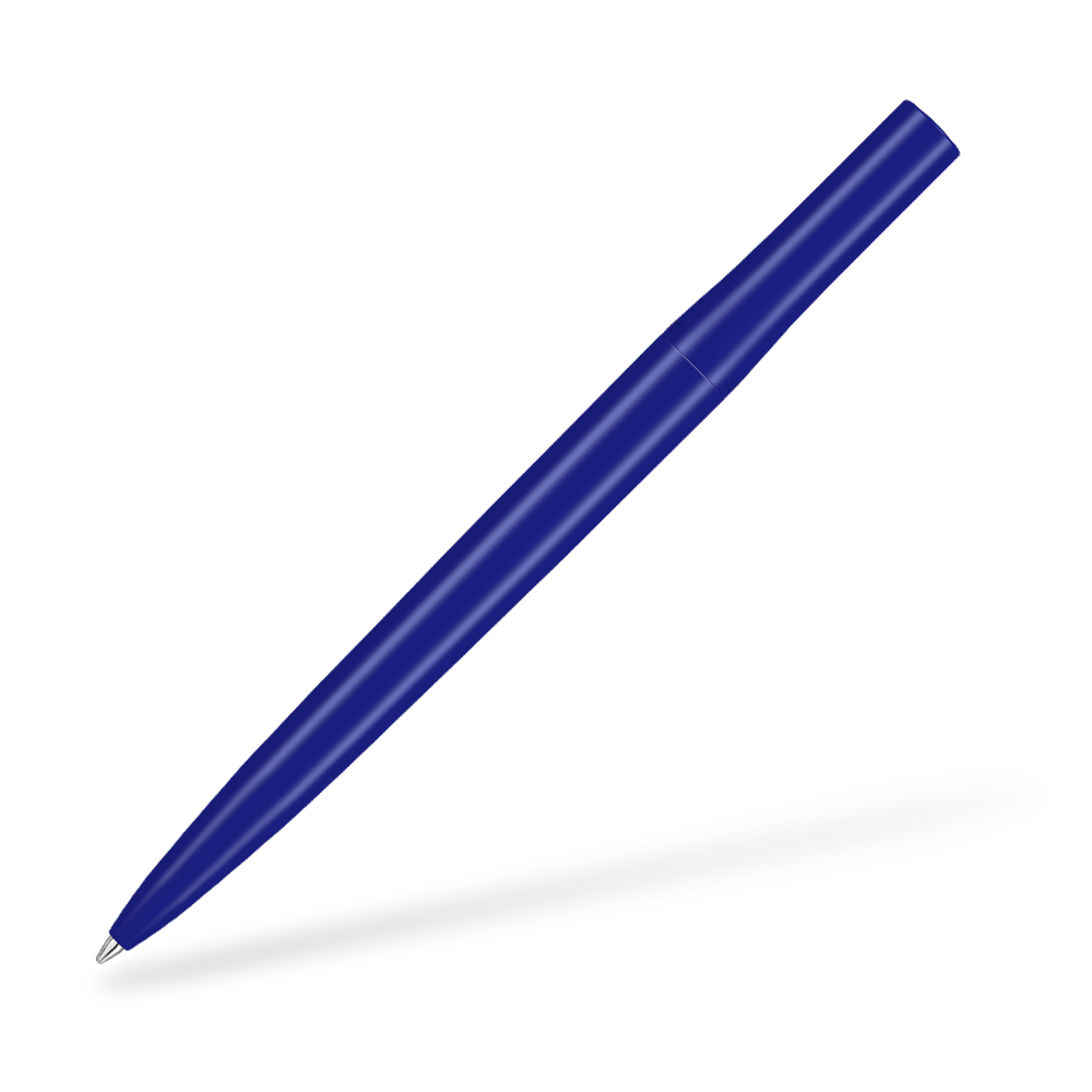 0-2240 PET PEN Switch Kugelschreiber Frontansicht Dunkelblau