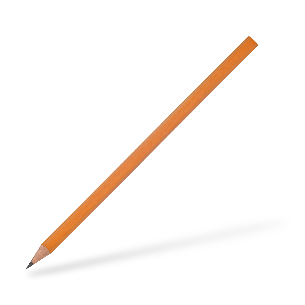 CSW Bleistifte 6-eckiger Bleistift matt Orange