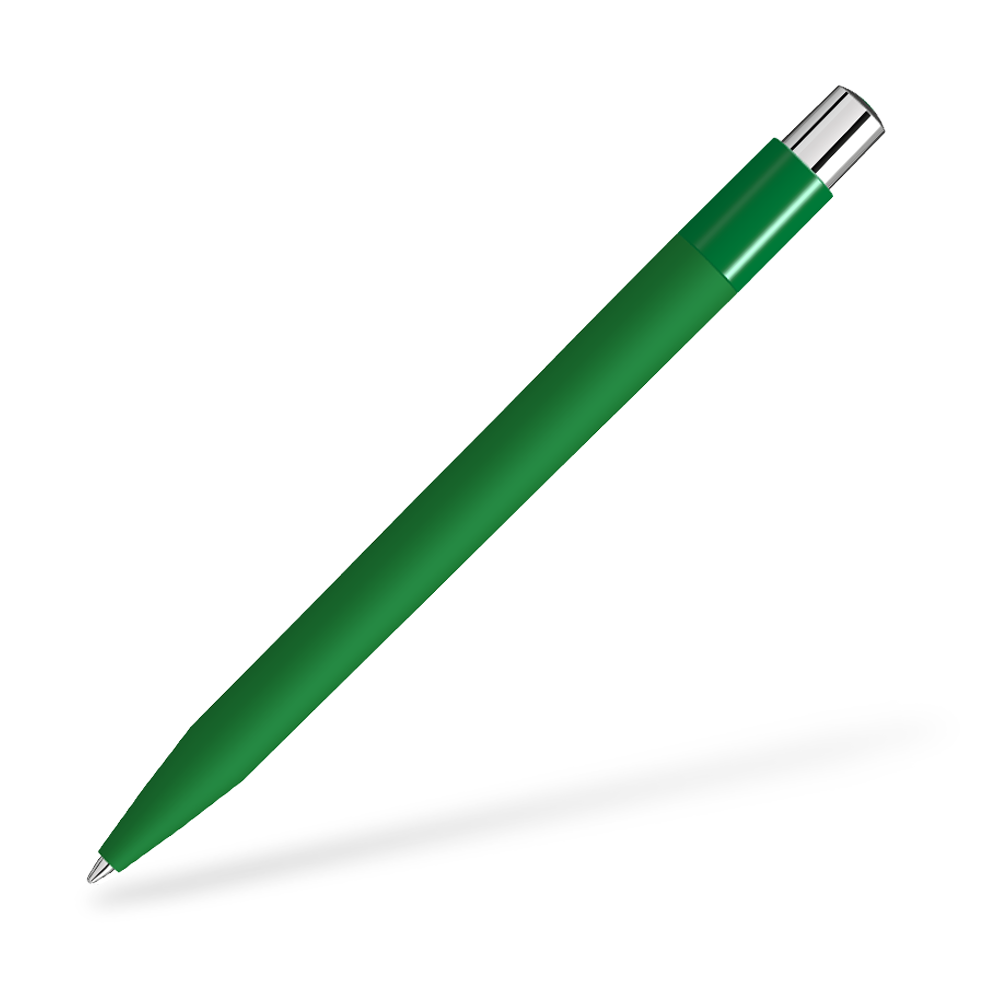 UMA ON TOP SI GUM 0-0063-SI-GUM Kugelschreiber Frontansicht Mittelgrün