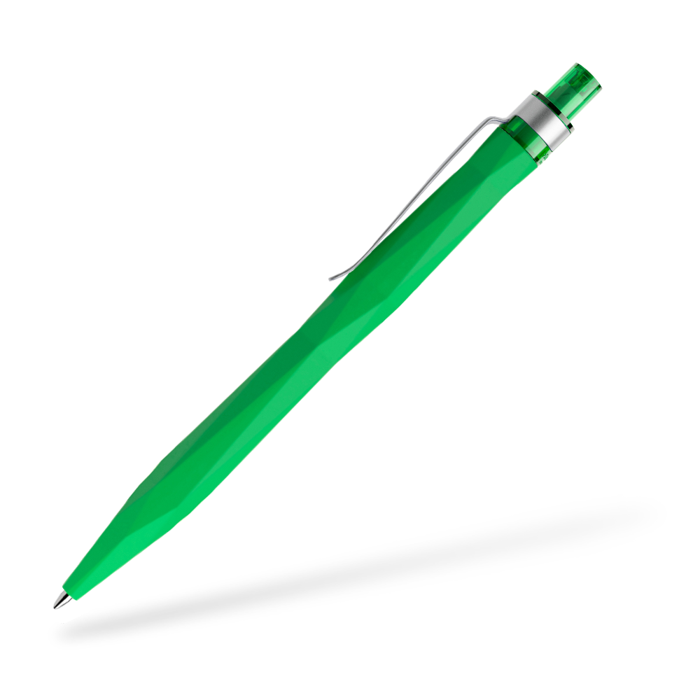 prodir QS20 Kugelschreiber Softtouch Metallclip Seitenansicht Hellgrün R67