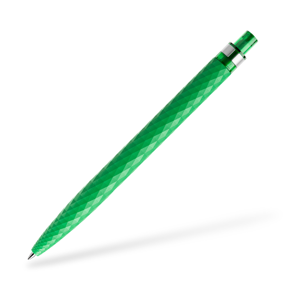 prodir QS01 Matt Kugelschreiber Metallclip Frontansicht Hellgruen M67