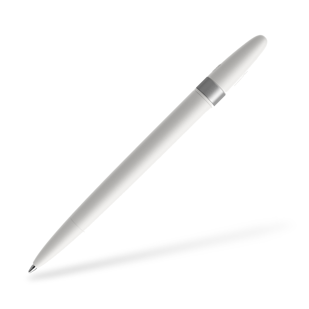 prodir DS5 Matt Kugelschreiber Metallclip Frontansicht Weiß M20