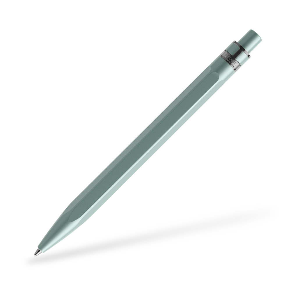 prodir QS50 Stone Kugelschreiber Metallclip Frontansicht Jade Q33