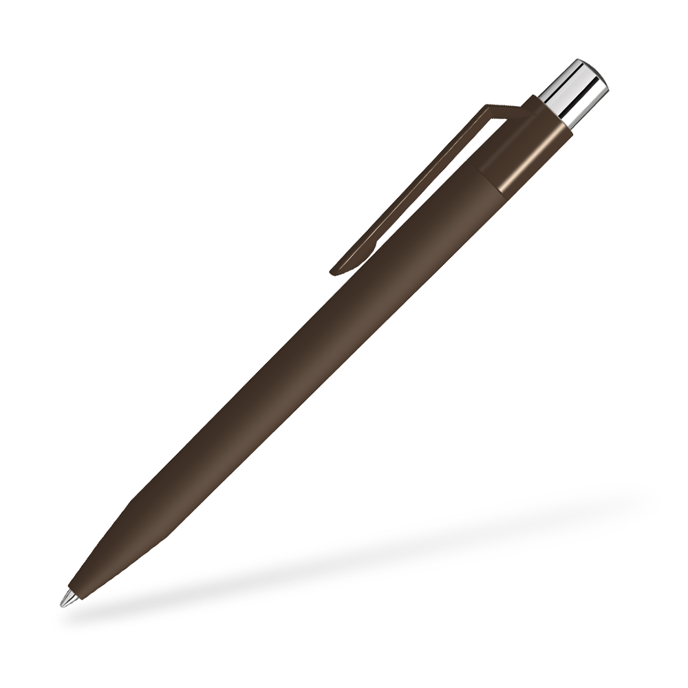 UMA ON TOP SI GUM 0-0063-SI-GUM Kugelschreiber Seitenansicht Braun