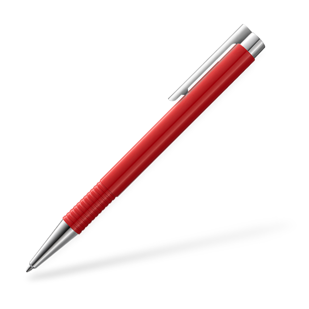 LAMY logo 204 M plus Kugelschreiber Seitenansicht Rot