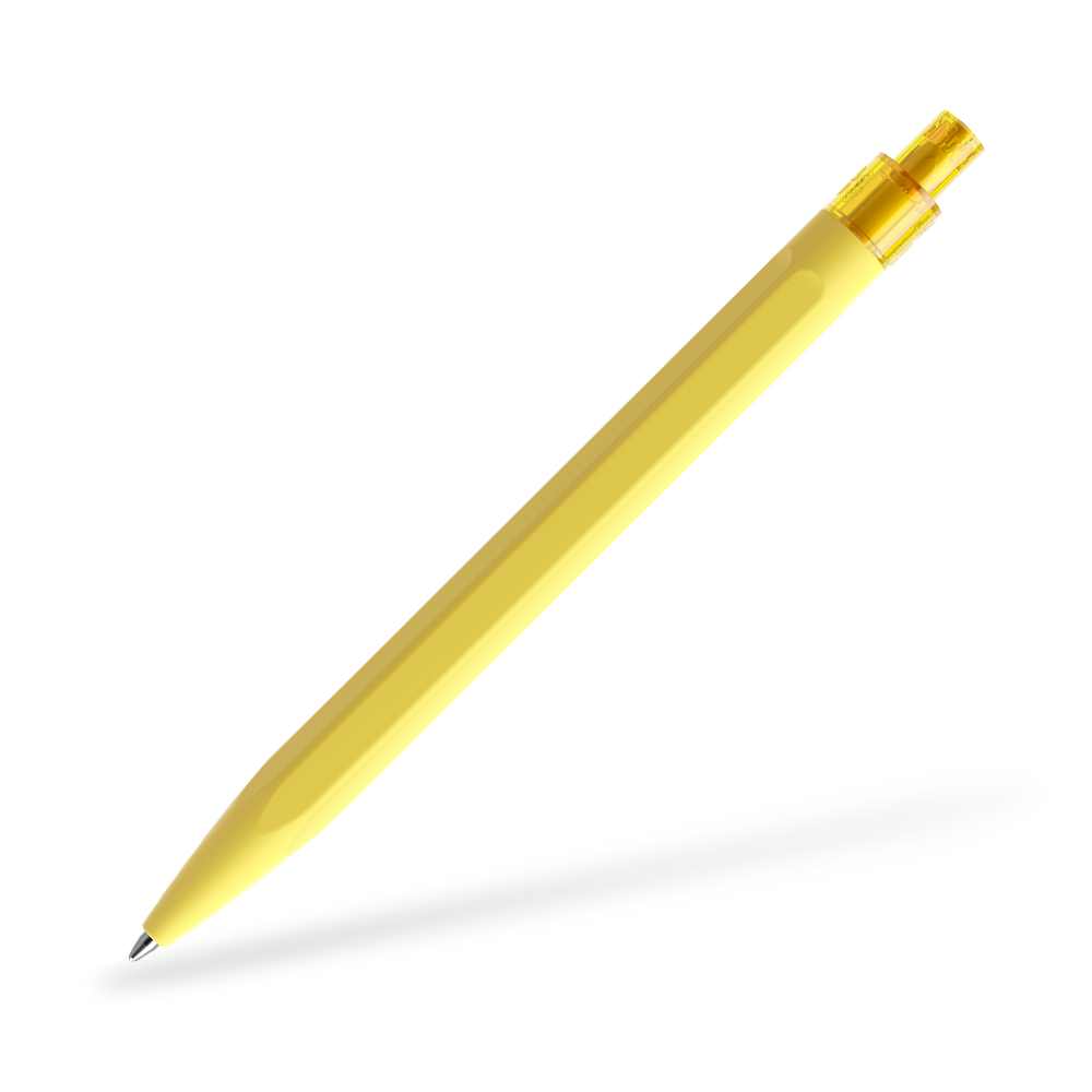 prodir QS50 Softtouch Kugelschreiber Frontansicht Gelb R07