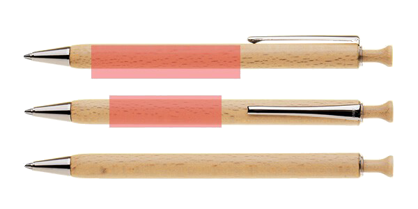 UMA Forest PEFC Kugelschreiber Gravurbereiche