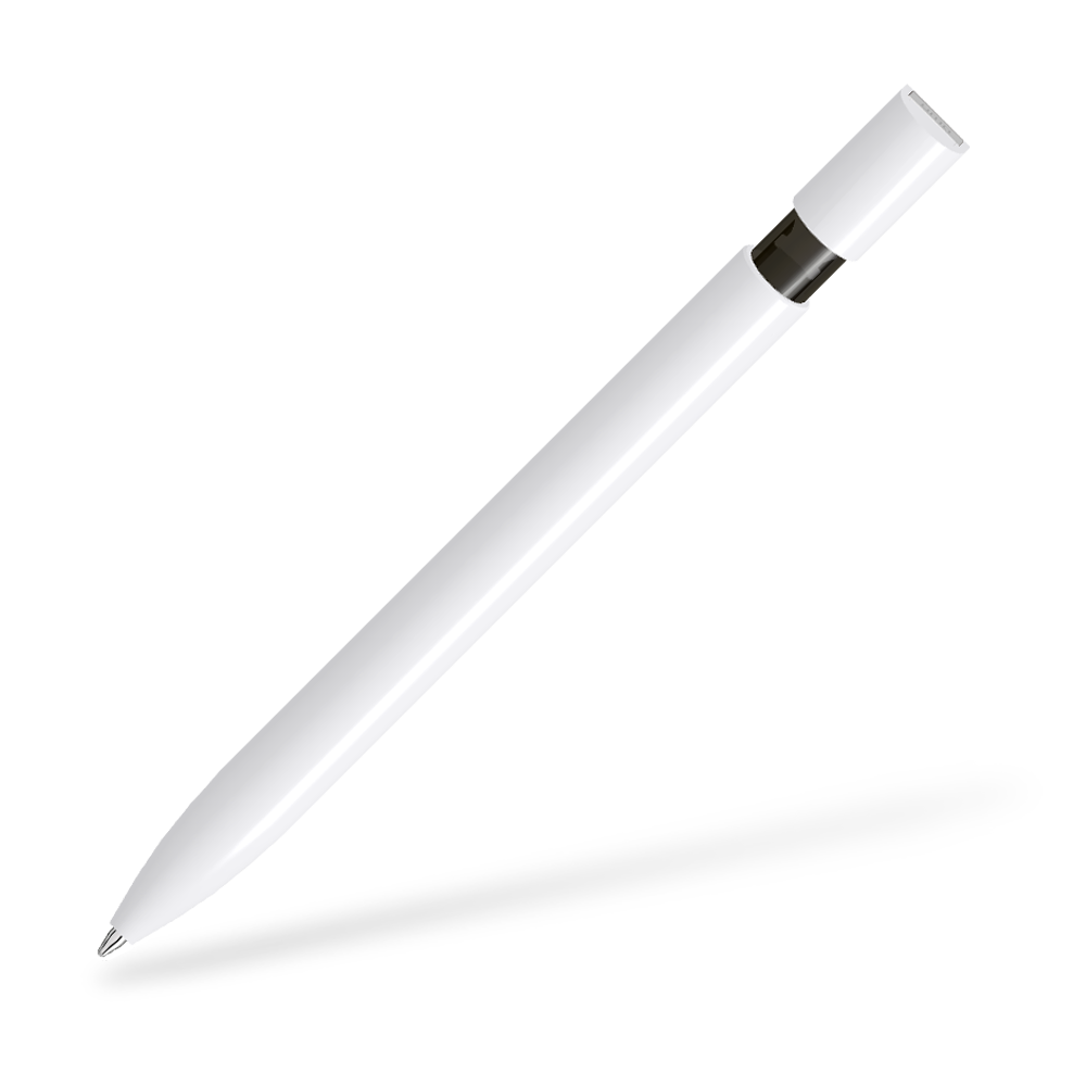 UMA SKY M 0-0125-M Kugelschreiber Frontansicht Weiß-Anthrazit