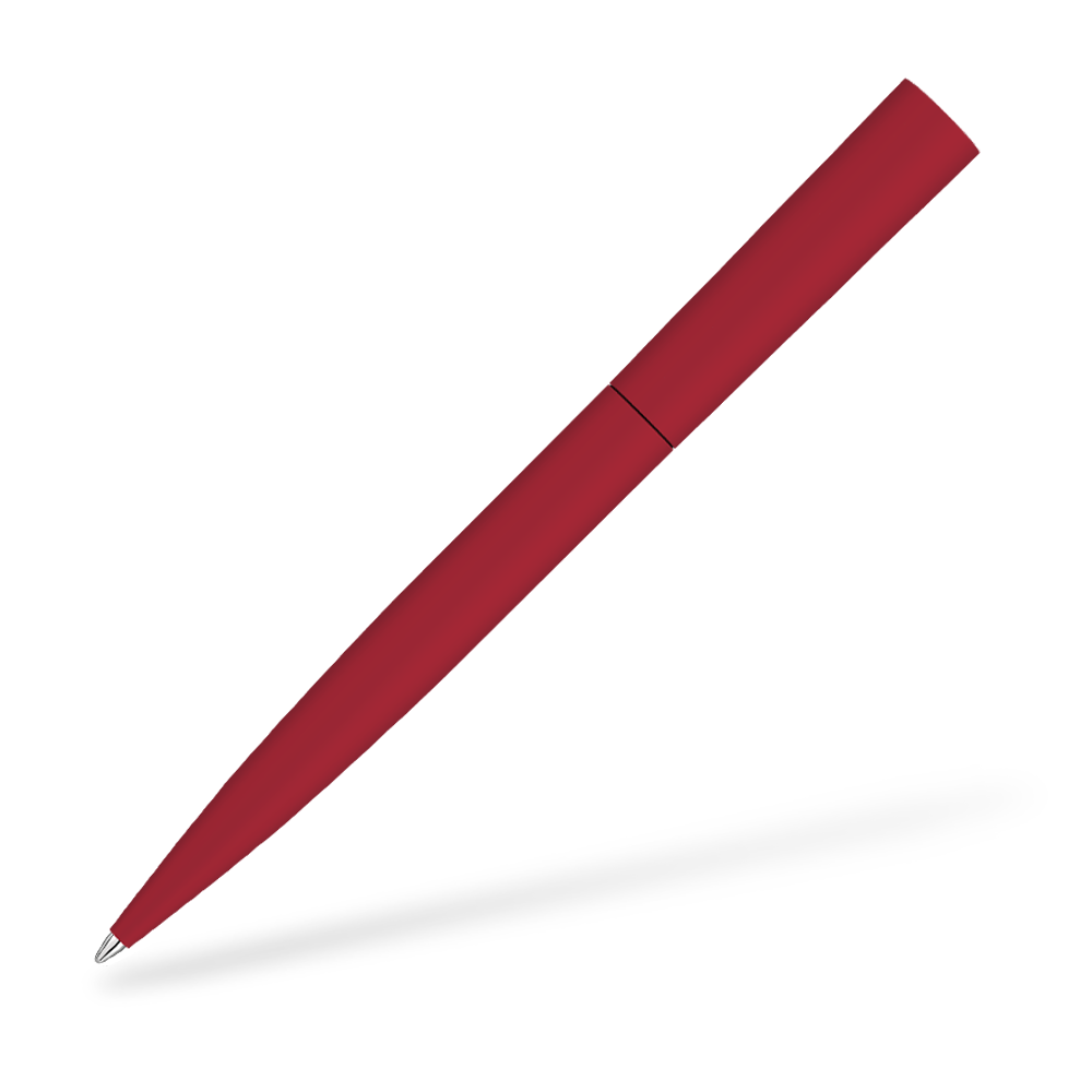 UMA 0-9610-GUM BRUSH GUM Softtouch Kugelschreiber Rot Frontansicht