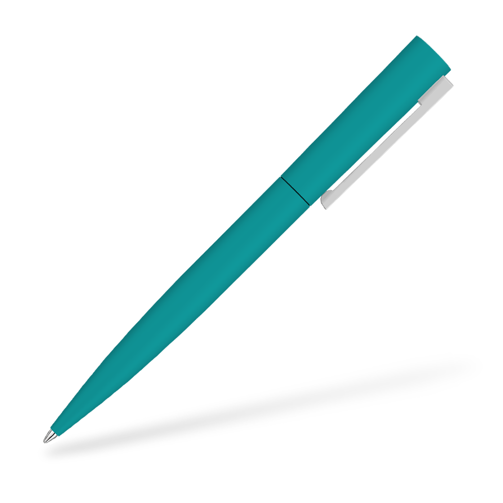 UMA 0-9610-GUM BRUSH GUM Softtouch Kugelschreiber Petrol 270 Grad vom Clip