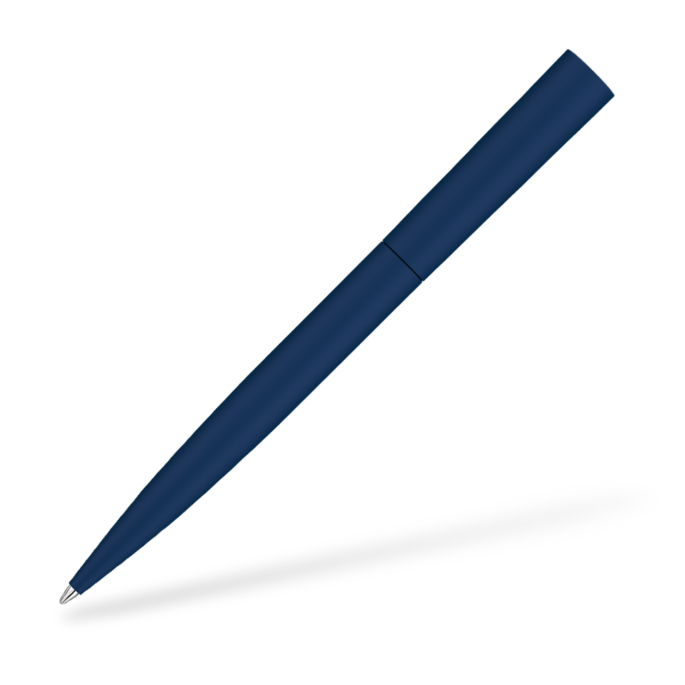 UMA 0-9610-GUM BRUSH GUM Softtouch Kugelschreiber Dunkelblau Frontansicht