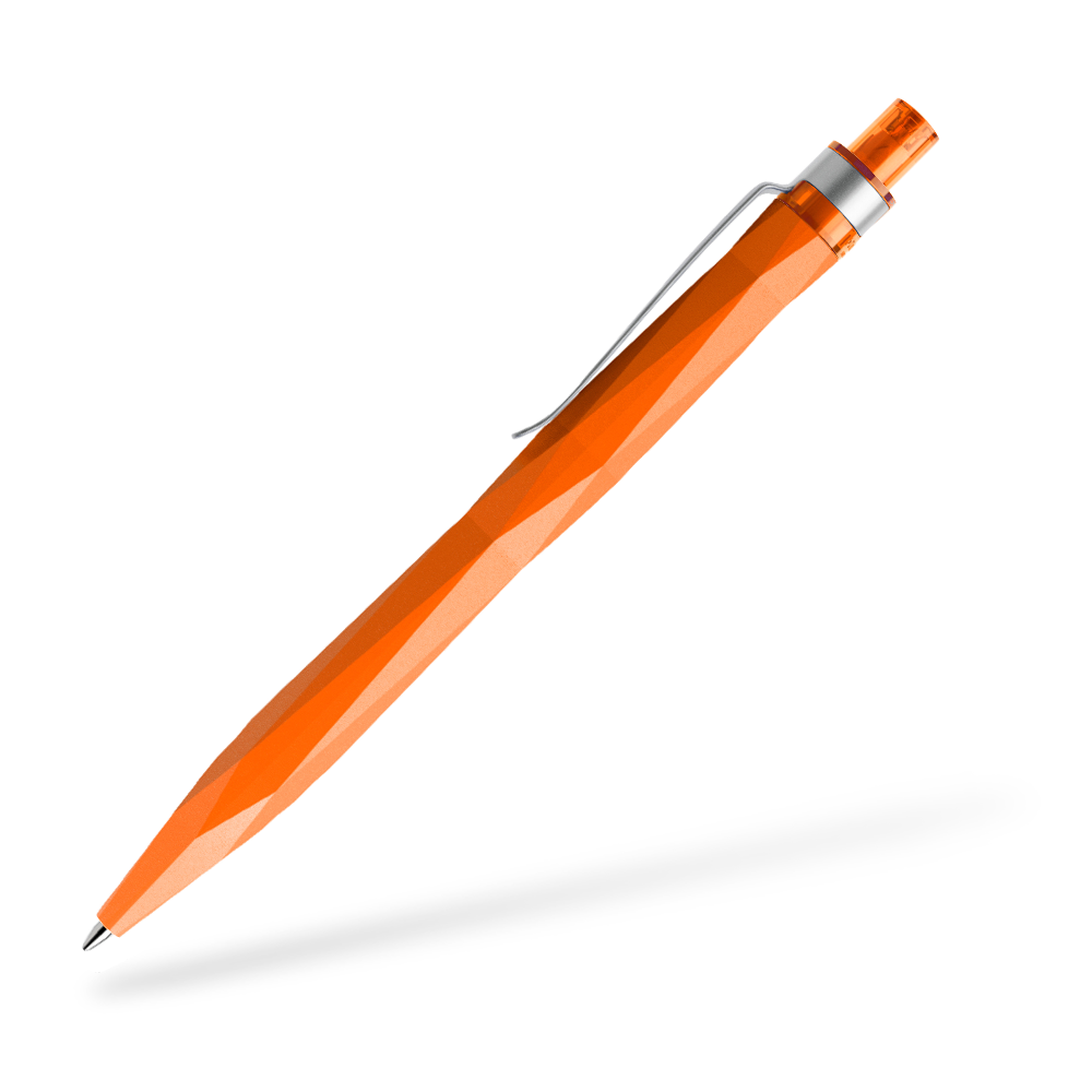 prodir QS20 Kugelschreiber Matt Metallclip Seitenansicht Orange M10
