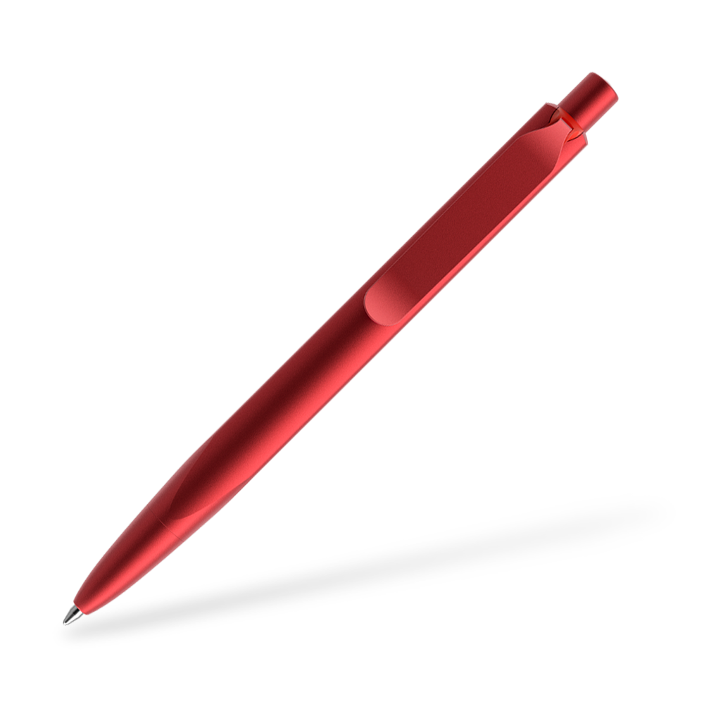 MS8 Aluminium Kugelschreiber Clipansicht Red Jasper S16