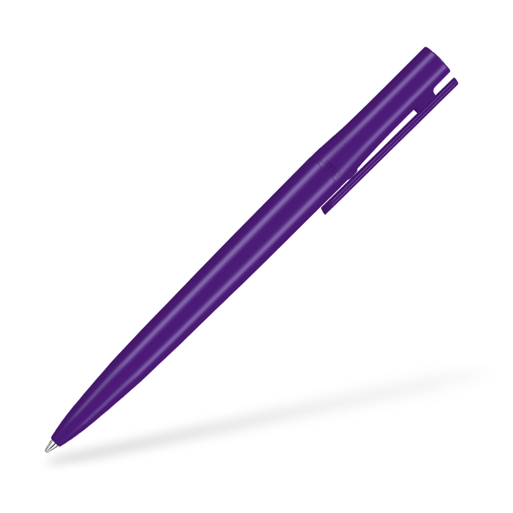 0-2240 PET PEN Switch Kugelschreiber 270-Grad vom Clip Dunkelviolett