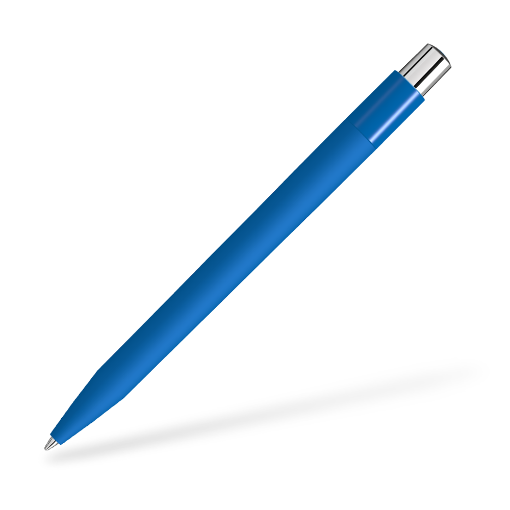 UMA ON TOP SI GUM 0-0063-SI-GUM Kugelschreiber Frontansicht Mittelblau