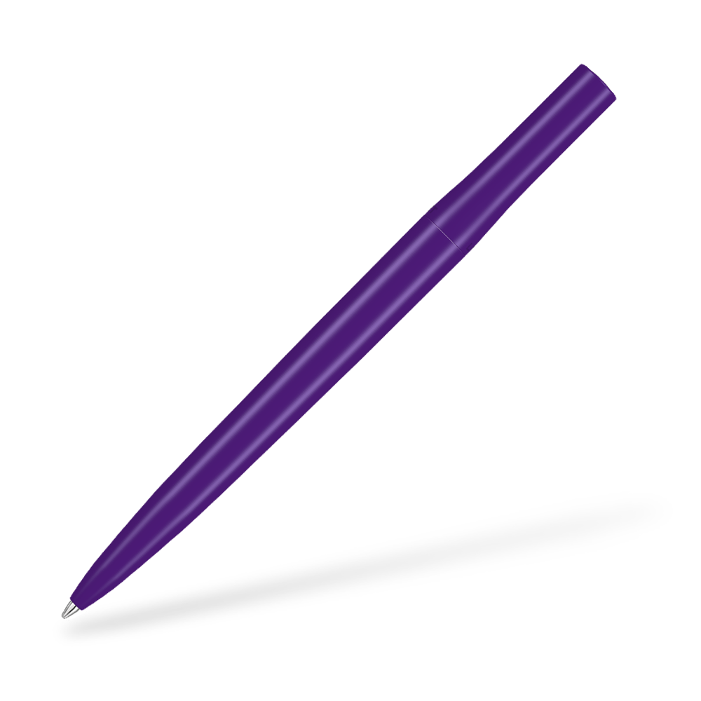 0-2240 PET PEN Switch Kugelschreiber Frontansicht Dunkelviolett